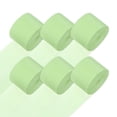 thumbnail image 1 of Uxcell 6-Rollos de Serpentina de Papel Crepé, 492 pies de Serpentinas para Suministros de Navidad [Verde Crema-1.8 Pulgadas x 82 Pies/Rollo], 1 of 1