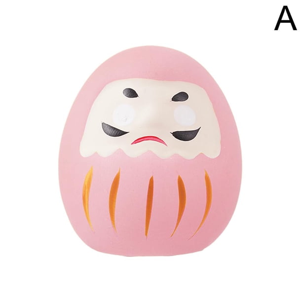 Muñeca Daruma de cerámica japonesa, artesanía, amuleto de la suerte, regalo, adorno, paisaje, decoración del hogar, accesorios de escritorio, decoración de la habitación