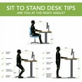 thumbnail image 5 of Pemberly Row Engineered Wood 60W Electric Height Adjustable St&ing Desk in White, 5 of 10
