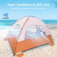 thumbnail image 4 of Carpa de Playa NXONE Refugio con Sombra Solar para 6 Personas con Protección UV 50+, 4 of 7