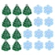 thumbnail image 2 of 20 apliques de árbol de Navidad, accesorios para prendas, parches bordados navideños, 2 of 6