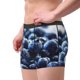 thumbnail image 2 of Balery Blueberry Calzoncillos bóxer para hombre, ropa interior de algodón suave y transpirable con cinturilla de nailon-Medium, 2 of 5