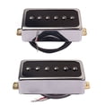 thumbnail image 3 of Humbucker B Forma Doble Salida Cromo Transductor eléctrico Transductor Pickups Estabilidad Material premium Reemplazo para guitarra 2 paquetes Monstrate OD010832-00, 3 of 7