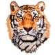 thumbnail image 1 of Parche para Plancha PatchPros Tiger01 8x10cm Amarillo/Blanco Bordado Adhesivo, 1 of 1