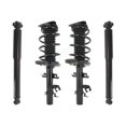 thumbnail image 1 of Transit Auto Front Rear Complete Suspension Shocks Strut and Coil Spring Mount Assemblies Kit for Car Nissan Rogue Sport Qashqai FWD/AWD - Left Right Side (Driver Passenger) K78M-100416, 1 of 2