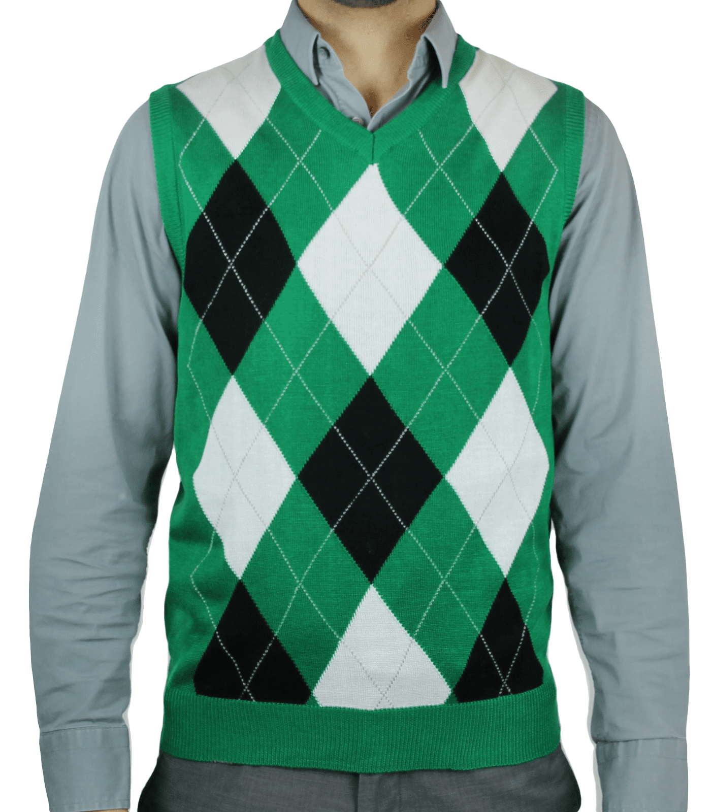 Blue Ocean Mens Argyle Sweater Vest (sv255)