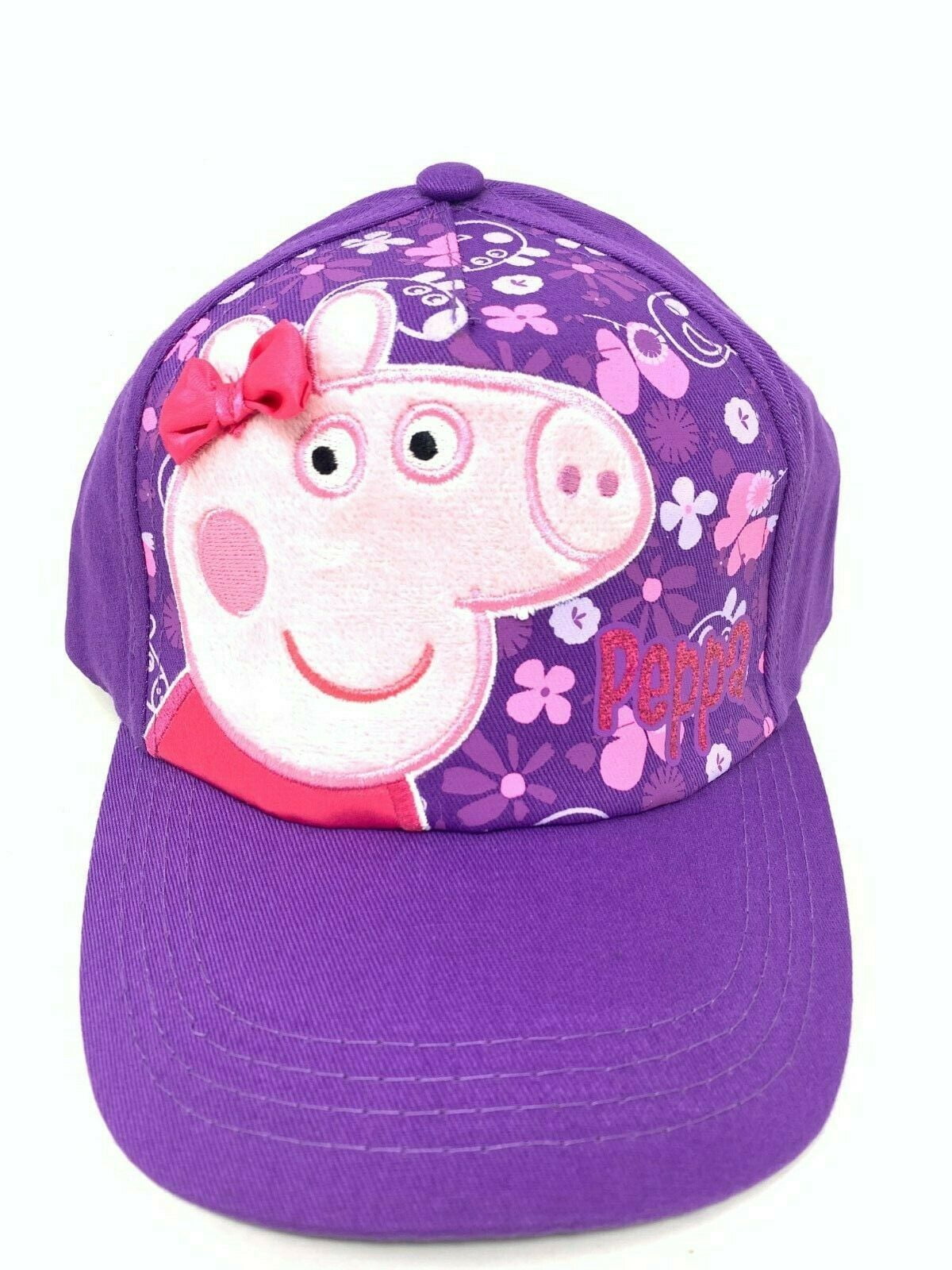 Licensed - Purple Peppa Pig DINO Girls Baseball Cap Hat - Walmart.com