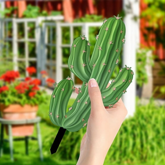 PEONAVET Courtyard Planting Cactus Green Plants Courtyard Garden Outdoor Decoration Plugin