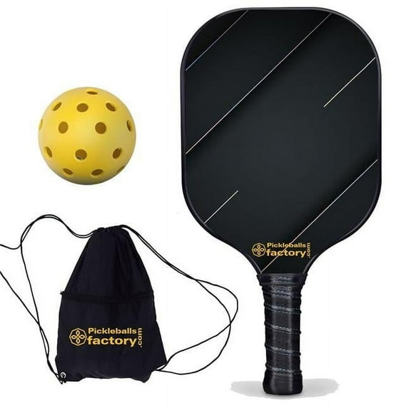 Pickleball Factory PB00057-9-G Pickleballtournament Paddle - Xuanqing Top Pickleball Paddles 2021, Best Pickleball Racket for Beginners, Glassfiber Graphite