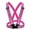 Type B Rose Red, variant on S SERENABLE Adjustable Reflective Running Jogging Gear Safety Vest Waist Belt Stripes Jacket Type B Purple