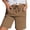 Brown, variant on SEMPAI Women Shorts for Seniors Summer 2026 Casual Womens Bermuda Shorts Knee Length High Waisted Drawstring Lounge Wear
