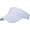 White, variant on Womens Mens Sport Sun Visor Hats Adjustable Empty Top Baseball Caps Wide Brim Golf Athletic Visor Hat for Sun Protection