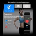 thumbnail image 5 of Fitness Trackers med hjärtfrekvens, sömnmonitor, blodsyre, stegräknare och SMS-samtal notifiering Hälsa träningsklocka, 5 of 5