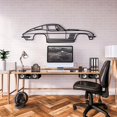 thumbnail image 5 of LaModaHome 1967 Corvette Stingray 427 Metal Silhouette Wall Art, 5 of 5