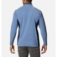 thumbnail image 3 of Columbia Men's Klamath Range II Half Zip, Bluestone/Collegiate Navy, Small, 3 of 5