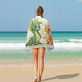 thumbnail image 4 of Cute Dragon Baby Beach Towel – with A Unique Design, Extra Large,XL (32”x 63”) for Kids & Adults, 4 of 7