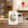 thumbnail image 3 of Boho Mug Cup,Abstract Boho Sun Moon Botanical Leaf Ceramic Mug-11oz Coffee Milk Tea Mug Cup,Bohemian Home Decor,Gifts for Boho Lovers Girls Women Coworkers, 3 of 5