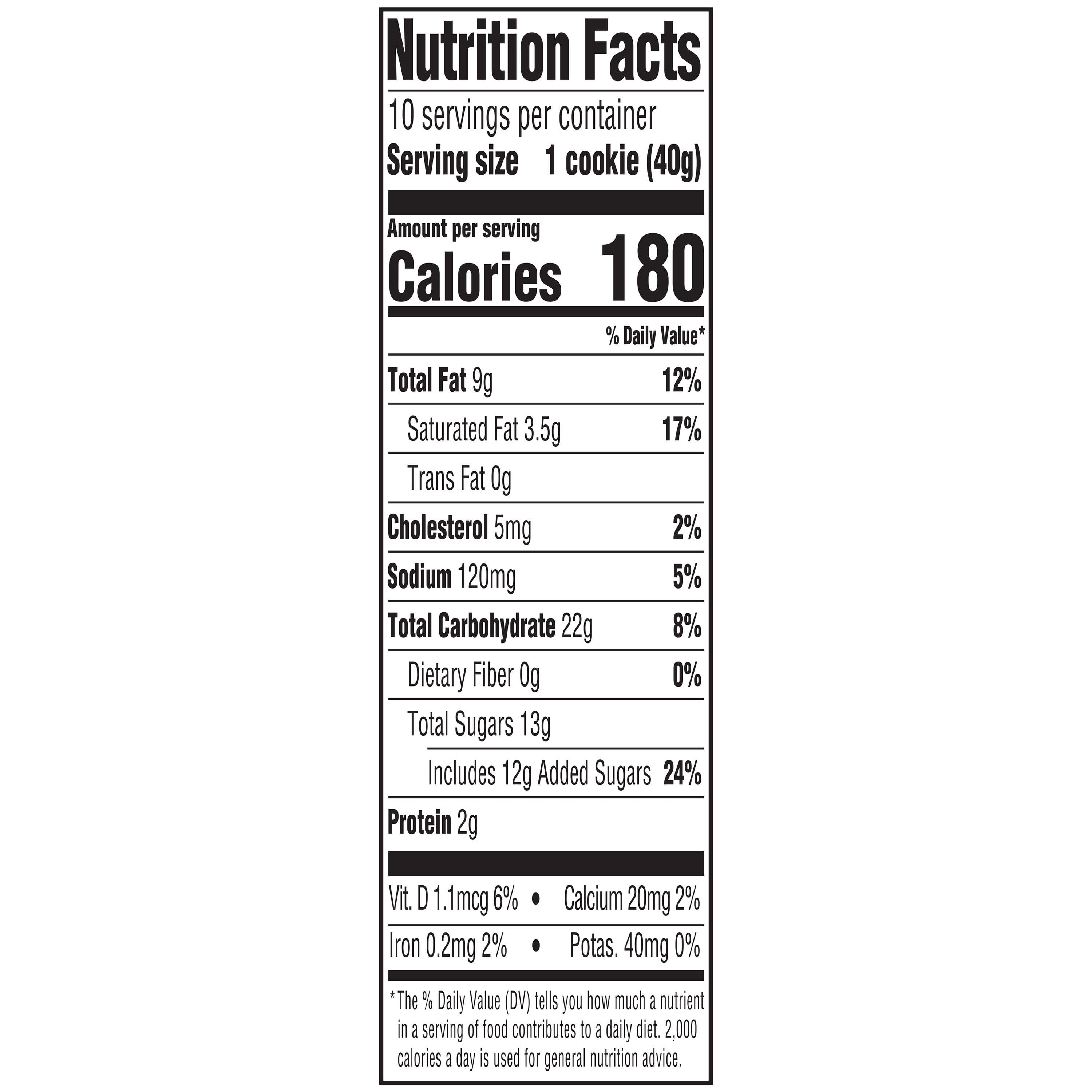 Freshness Guaranteed Baked White Candy Macadamia Nut Cookies, 14 oz, 10 Count (Shelf Stable)