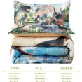 thumbnail image 5 of Dinosaur Comforter Set Queen Kids Bedding Set Lightweight Easy Care Bed Linen Set, 5 of 7