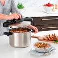 thumbnail image 3 of Olla de Presión Compacta T-fal Easy Acero Inoxidable 8 Litros P3534447, 3 of 5