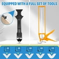 thumbnail image 2 of Silicone Caulk & Sealant Clear, 6 Pack - 100% Waterproof Silicone Sealant, Silicone Caulking for Kitchen and Bathroom, Toilet, Sink, Window ＆ Door Use, Shrink & Crack Proof (10.1 FL.OZ/300ml), 2 of 10