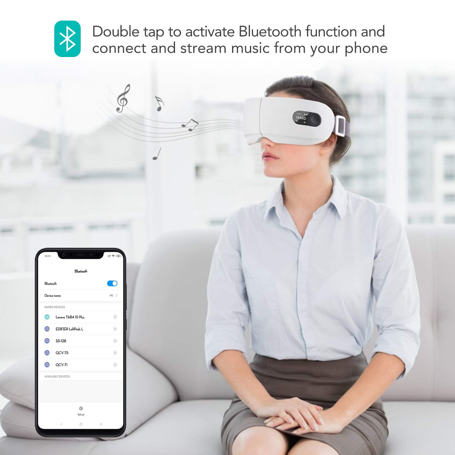 Buy Naipo Electric Eye Massager with Heat Vibration and Air Pressure to