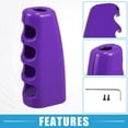 thumbnail image 3 of Unique Bargains Car Handbrake Cover Interior Decoration Accessory Handbrake Grips Decoration Protector for Ford for Mustang 2015-2021 Metal Purple, 3 of 7