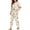 White and Red - Santa Claus Ho, variant on DISNIMO Tree Candy Printed Women's Pajama Sets Christmas 2 Piece Pj Lounge Sets Long Sleeve Top and Long Pants Set Soft Round Neck Loungewear Nightwear, S