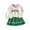 d-Green2159, variant on VNKIDY Girls 2 Piece Outfits Sets Cute Embroidered Letter Tops With Pleated Skirt Casual Fall Outfits Sets For Toddler Baby Holiday