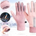 thumbnail image 5 of Waterproof Touch Screen Gloves, Non-Slip Cold Resistant with Reflective Printing, Conductive Fingertips for Outdoor Sports, 5 of 6