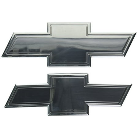 All Sales 96132P Grille And Liftgate Emblem Set Polished Chevrolet Bow-Tie