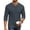 Dark Grey, variant on COOFANDY Men's Henley Shirts Long Sleeve Basic Waffle Pique Pullover T-Shirt with Pocket Christmas Sweater