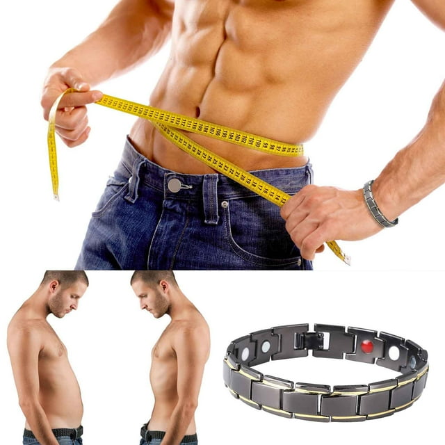 Pulsera magnética de acero inoxidable para pérdida de peso rápida Función de salud Pérdida de peso rápida pulsera para pérdida de peso