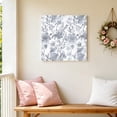 thumbnail image 6 of Canvas Wall Art, Watercolor Grey Floral Framed Canvas Prints for Bathroom Desk, Gray Ombre Botanical Summer Small Gallery Wrapped Wall Decor for Home Office, Gifts, 8"x8" Ship Next Day, 6 of 9