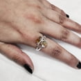 thumbnail image 4 of Natural Citrine Ring, Rough Citrine Gemstone Ring, November Birthstone, Wire Ring, 925 Sterling Silver, Womens Ring, Christmas, Thanksgiving, Handmade, Statement Jewelry, Rough Gemstone Jewelry, 4 of 6