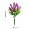 thumbnail image 3 of SLYNSHome Artificial Lavender Flowers for Outdoors,Fake Plants Artificial Plastic Faux Plants for Home Window Box Planter Porch Gardens Decor - Hot Pink, 3 of 7