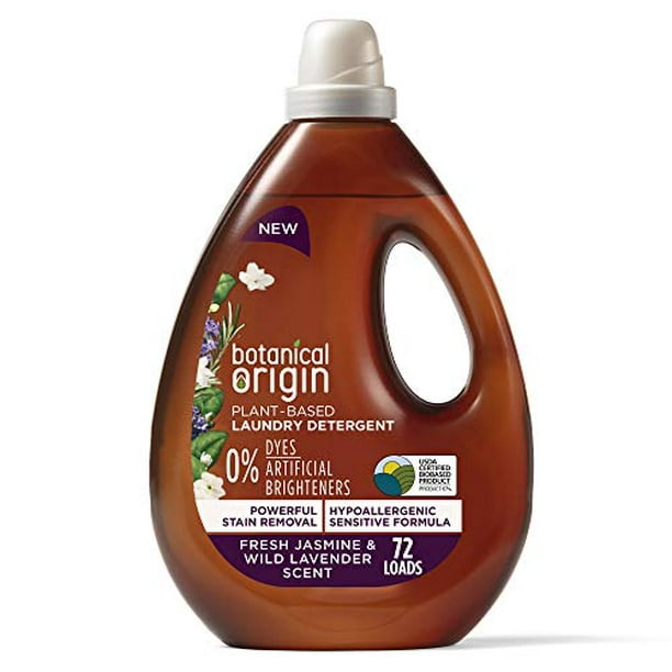Botanical Origin Plantbased Laundry Detergent Free from Dyes and