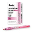 thumbnail image 1 of Pentel Handy-Line S Retractable and Refillable Chisel Tip Highlighter, Pink Ink, Box of 12 (SXS15-P), 1 of 1