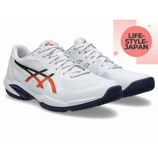 ASICS SOLUTION SWIFT FF 2 (All Court) 1041A466 102 White/Nova Orange Men Tennis