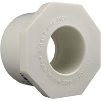 Charlotte Pipe Reducing Bushing 1 " X 3/4 " White Pvc Schedule 40