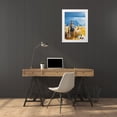 thumbnail image 3 of West, Ronald 12x14 White Modern Wood Framed Museum Art Print Titled - Journey of Souls, 3 of 4