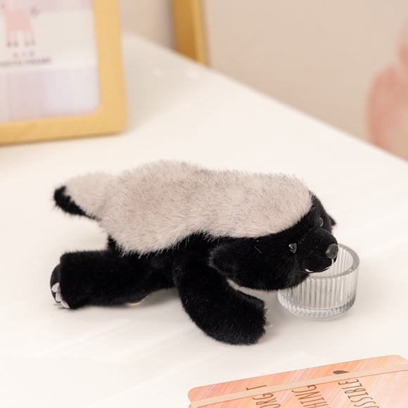 18cm Honey Badger Plush Toy Table Companion Doll