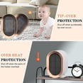 thumbnail image 4 of Mini Energy Saving Fan Heater Electric Fan Heater Fan Heater 220v 1200w 2 Modes For Living Room, Bedroom, Bathroom [safety - Quiet], 4 of 5