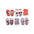 thumbnail image 3 of Minnie Mouse Toddler Girls' Socks, 6-Pack, 3 of 3