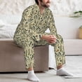thumbnail image 7 of Rocae Dreamcatcher1 for Men's Pajamas Set Mens Pjs Sets Long Sleeve Button Down Sleepwear-Large, 7 of 7