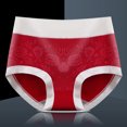 thumbnail image 3 of HomeGardon Women Underwear,Cotton Underwear for Women,Women's Fashion Solid Lace Briefs Comfortable Cotton High Waist Underwear Women Panties,L-XXL, 3 of 4