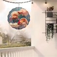 thumbnail image 6 of Vibrant Metal Hanging Wind Spinners & Chimes for Yard & Garden - Autumn-Inspired Design with Colorful Turkeys & Pumpkins, 6 of 6
