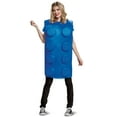 thumbnail image 2 of Lego Blue Brick Classic Adult Halloween Costume, 2 of 2
