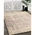 thumbnail image 3 of Ahgly Company Machine Washable Indoor Square Traditional Wheat Beige Area Rugs, 4' Square, 3 of 7