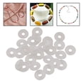 thumbnail image 1 of Kit de bricolaje de espaciadoras de 30x2mm, sueltas, posicionamiento de silicona, redondo hecho a mano para joyería, collar, pulseras, Macarena Cuentas espaciadoras, 1 of 8